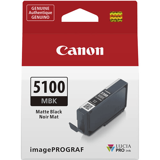 Canon PFI-5100 MBK Matte Black LUCIA PRO II Tinta (14.4mL) - Image 3