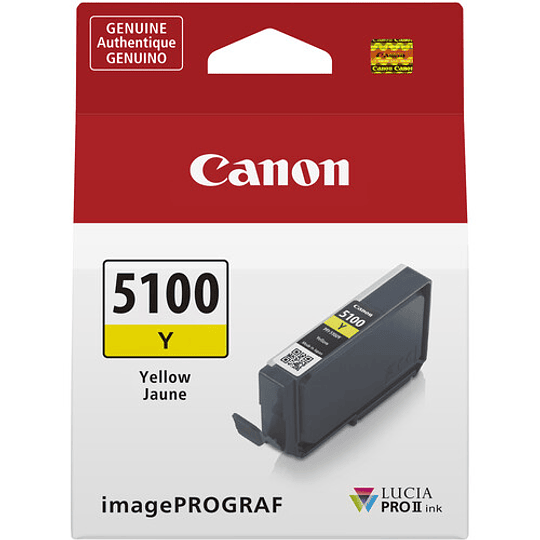 Canon PFI-5100 Y Yellow LUCIA PRO II Tinta (14.4mL) - Image 3