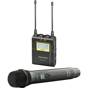 Saramonic UwMic9 Kit 4 Sistema de Micrófono Inalámbrico de Montaje en Cámara (514 a 596 MHz)