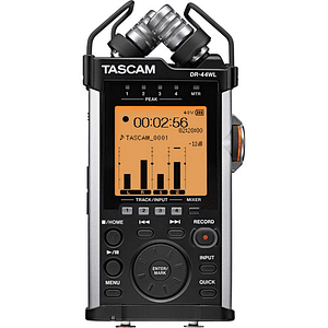 Tascam DR-44WL Grabador de Audio Portátil 4 Canales 2 XLR + 2 Mic con WIFI