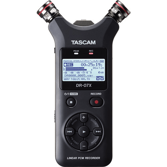 Tascam DR-07X Grabador de Audio Portátil de 2 entradas / 2 Pistas con Micrófono Estéreo Ajustable Integrado - Image 2
