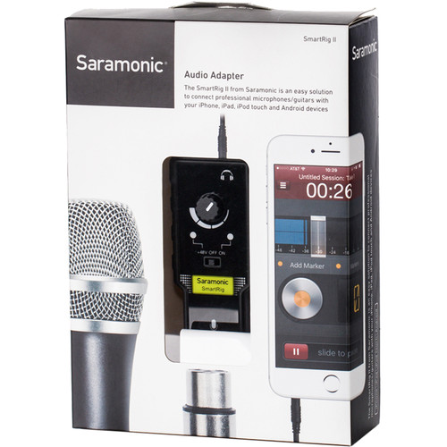 Saramonic SmartRig II Adaptador de Audio XLR con Phantom