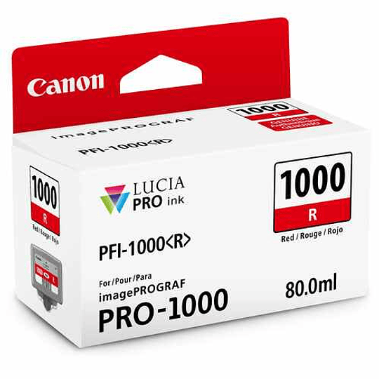 Canon PFI-1000 R Tinta RED LUCIA PRO (imagePROGRAF PRO-1000) - Image 1