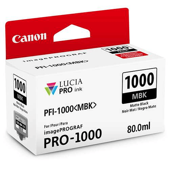 Canon PFI-1000 MBK Tinta MATTE BLACK LUCIA PRO (imagePROGRAF PRO-1000) - Image 1
