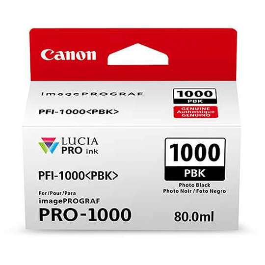 Canon PFI-1000 PBK Tinta PHOTO BLACK LUCIA PRO (imagePROGRAF PRO-1000) - Image 2