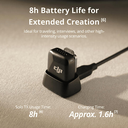 DJI Mic Mini Transmisor con Clip y Micrófono Integrado de 2.4GHz (Arctic White) / 1000009020 - Image 4
