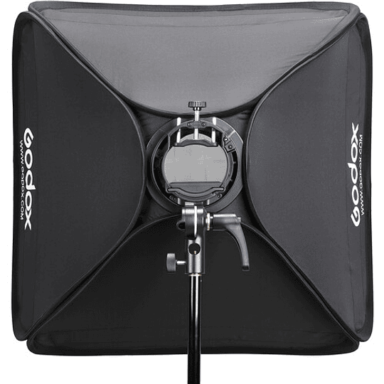 Godox S2 Kit de Soporte para flash Speedlite con Softbox 60x60cm, Grid y Bolso de Transporte - Image 5