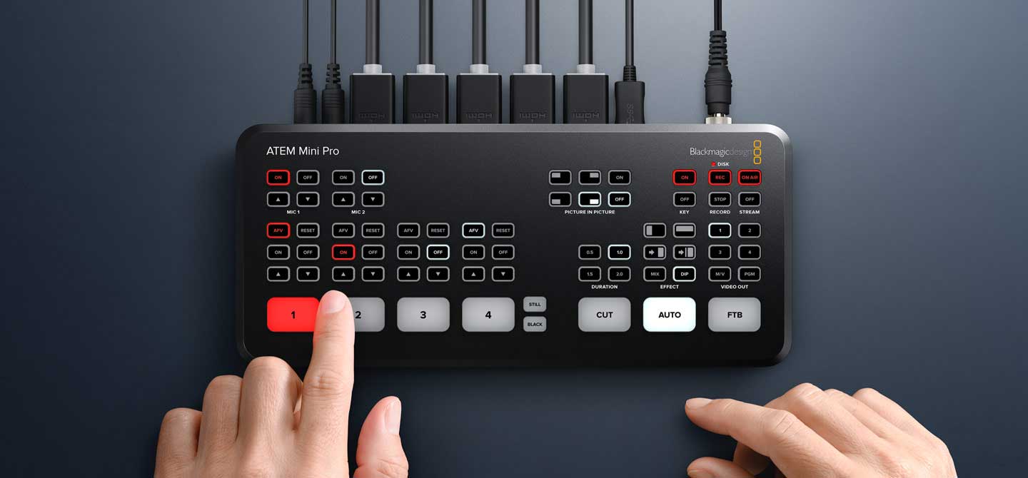 Blackmagic Design ATEM Mini Pro HDMI Live Stream Switcher /