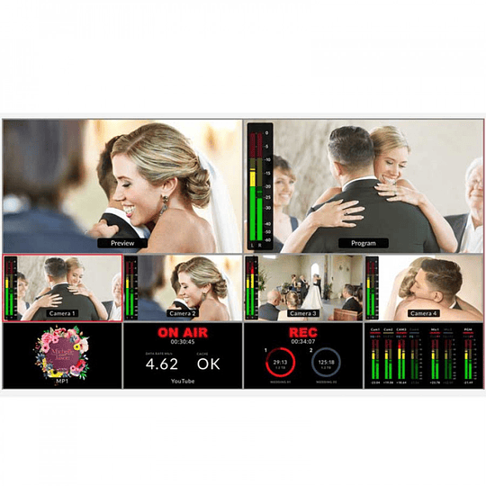 Blackmagic Design ATEM Mini Pro HDMI Live Stream Switcher / SWATEMMINIBPR - Image 6