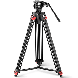 Neewer TP37 Trípode de Video con Cabezal Fluido (187cm)