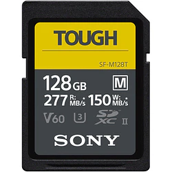 Sony 128GB SF-M Tough Series UHS-II Tarjeta de Memoria SDXC / SF-M128T/T1