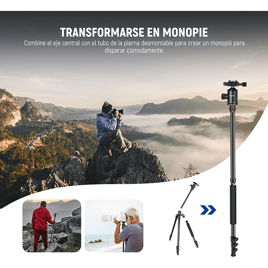Neewer Trípode Monopie 195cm con Soporte y Control Remoto / 10104153 - Image 4
