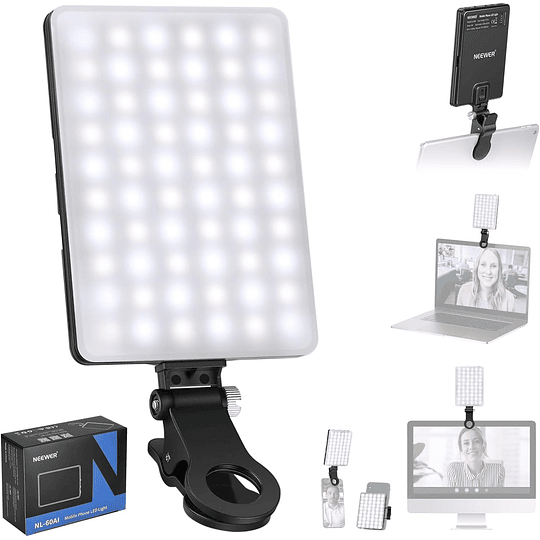 Neewer NL-60AI Luz LED  con Clip para Videollamadas / 10099181 - Image 1