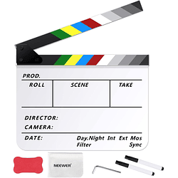 Neewer Claqueta de Director de Acrílico 30x20cm / 10100538