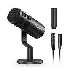Maono PD100 XLR Microfono Dinamico para Grabación y Podcast