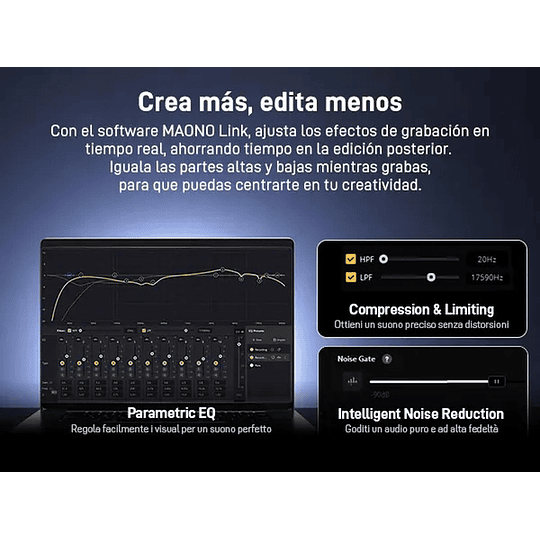 Maono PD300X XLR USB Microfono Dinámico para Grabación y Podcast - Image 5