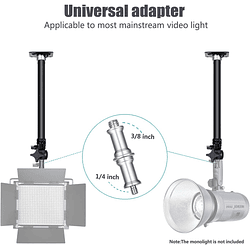 Neewer Soporte de Luces para Pared o Techo Extensible / ST-WM60