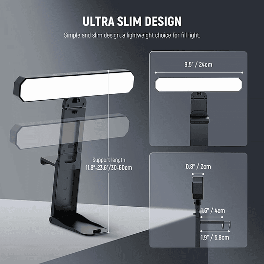 Neewer L10 Barra de Luz LED Bicolor Dual para Monitores / 10105267 - Image 2