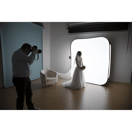 Manfrotto HiLite Fondo iluminado Blanco (2,1 x 2,4m) / LL LB8878 - Image 10