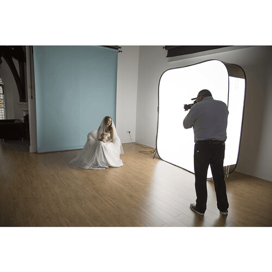 Manfrotto HiLite Fondo iluminado Blanco (2,1 x 2,4m) / LL LB8878 - Image 9