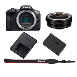 Canon EOS R100 Starter Kit - Listo para usar con tus Lentes EF / 6052C002