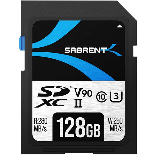 Sabrent 128GB Rocket UHS-II SDXC Tarjeta de Memoria (Lectura de hasta 280MB/s y Escritura de hasta 250MB/s) - Image 1