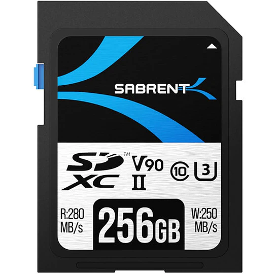 Sabrent 256GB Rocket UHS-II SDXC Tarjeta de Memoria (Lectura de hasta 280MB/s y Escritura de hasta 250MB/s) - Image 1