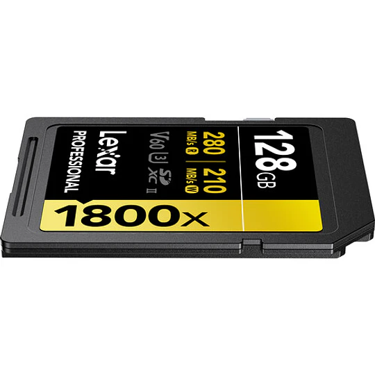 Lexar 128GB Professional 1800x UHS-II SDXC Tarjeta de Memoria (GOLD Series) - Image 4