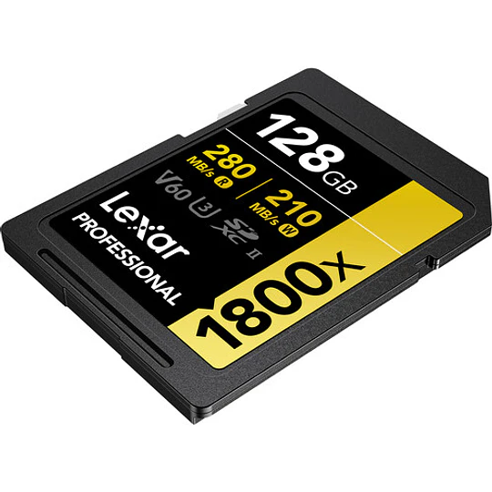 Lexar 128GB Professional 1800x UHS-II SDXC Tarjeta de Memoria (GOLD Series) - Image 5