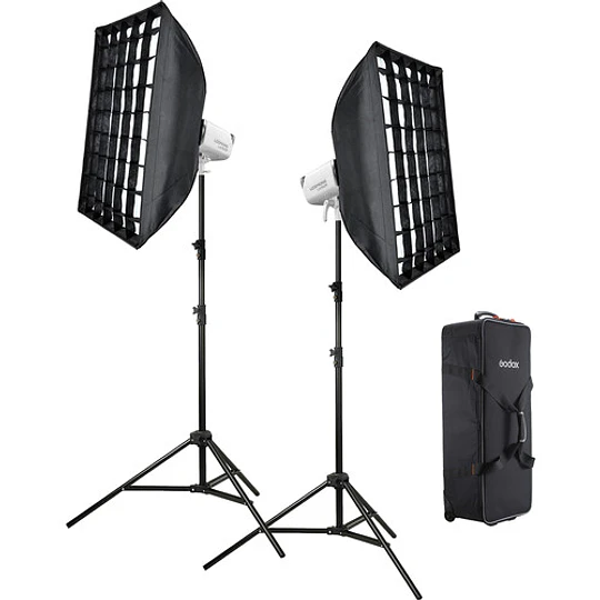 Godox Litemons LA300R RGB LED Monolight 330W (2-Light Kit) - Image 1