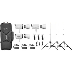 Godox Litemons LA300R RGB LED Monolight 330W (3-Light Kit, White)