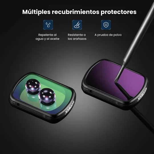 Neewer FL-42 Kit de Filtros Magnéticos ND para DJI Osmo Pocket 3 - Image 3