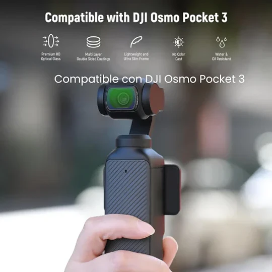 Neewer FL-42 Kit de Filtros Magnéticos ND para DJI Osmo Pocket 3 - Image 6