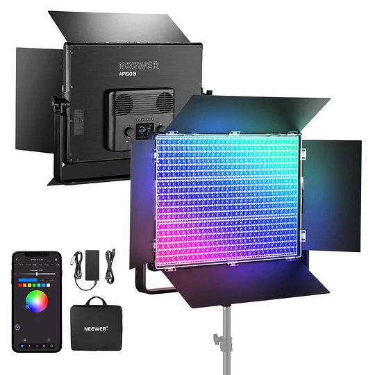 Neewer AP150C Kit de Iluminación de Video con Panel Led RGB de 150W / 10104918 - Image 1