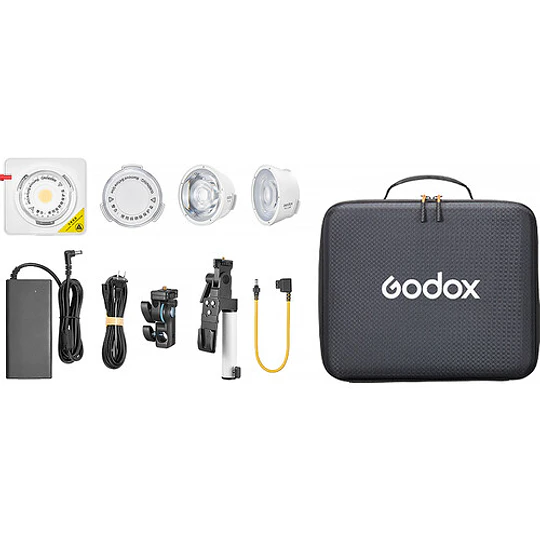 Godox ML100R RGB Portable LED 100W Light Kit 1 (36° Lens & V-Mount Handgrip) - Image 1