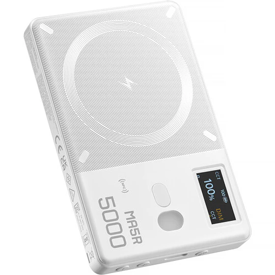 Godox MA5R RGB LED y Power Bank Blanco (4900mAh / 18,13Wh) - Image 4