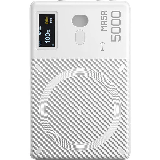 Godox MA5R RGB LED y Power Bank Blanco (4900mAh / 18,13Wh) - Image 1