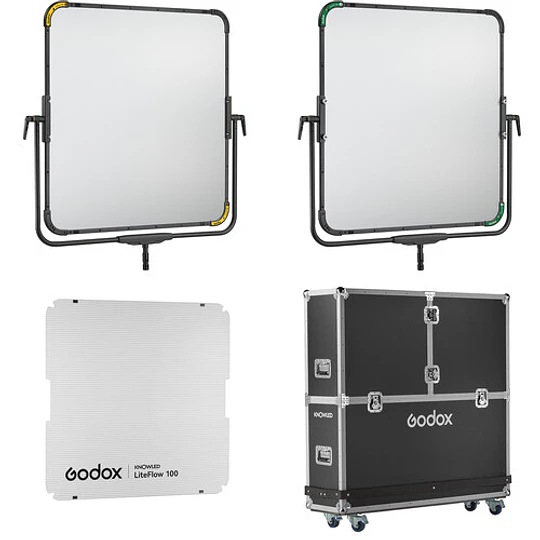 Godox KNOWLED LiteFlow 100 Reflector de Doble Cara (40 x 40