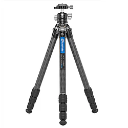 LEOFOTO LY-284C+LH30 Kit Trípode Fibra de Carbono de 4 Secciones (Sop. Hasta 10kg)