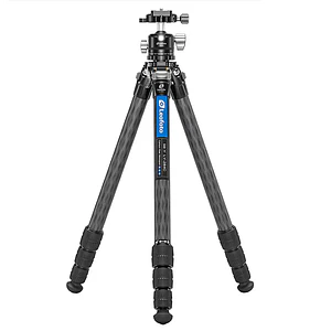 LEOFOTO LY-284C+LH30 Kit Trípode Fibra de Carbono de 4 Secciones (Sop. Hasta 10kg)