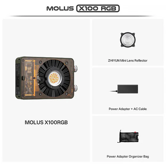 Zhiyun MOLUS X100 RGB Pocket Light / ZY30026 - Image 4