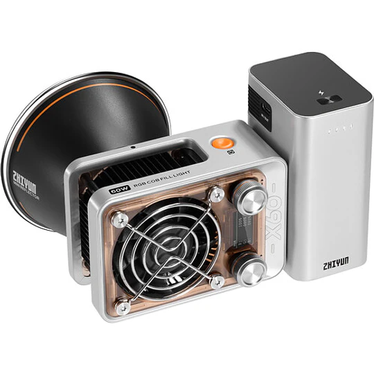 Zhiyun MOLUS X60RGB RGB LED Monolight (Pro Kit) / ZY30020 - Image 3