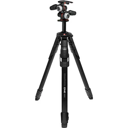 Manfrotto ONE Photo Trípode de Aluminio con Cabezal Panorámico/Inclinable de 3 Vías XPRO