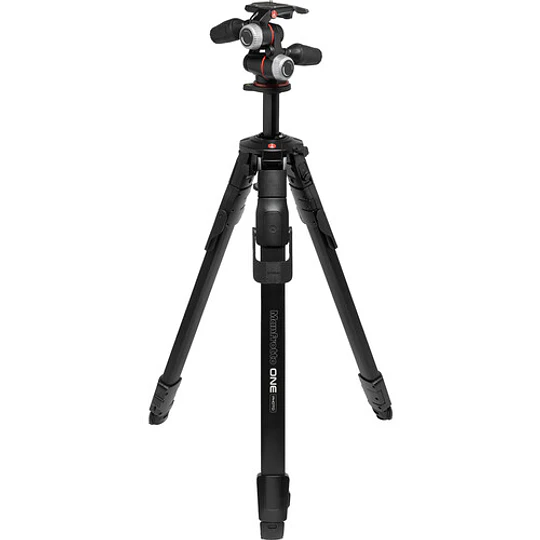 Manfrotto ONE Photo Trípode de Aluminio con Cabezal Panorámico/Inclinable de 3 Vías XPRO - Image 1