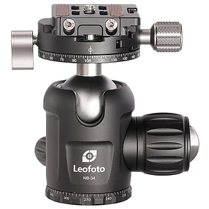 Leofoto NB-34 Cabezal Rótula Profesional con Capacidad hasta 19Kg