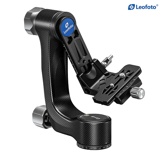 Leofoto PG-3 Cabezal Gimbal de Fibra de Carbono con Capacidad hasta 25Kg - Image 1