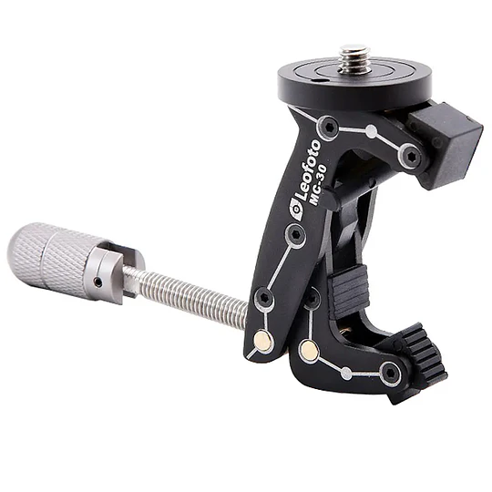 Leofoto MC-30 Clamp Mount Soporte de Abrazadera para Smartphone / Cámara de 1,3
