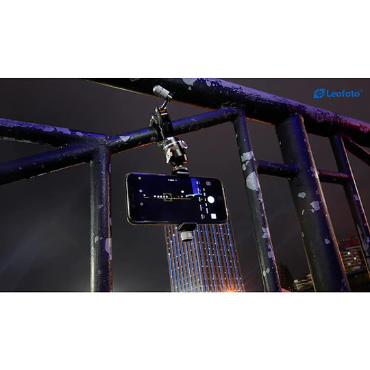 Leofoto MC-30 Clamp Mount Soporte de Abrazadera para Smartphone / Cámara de 1,3