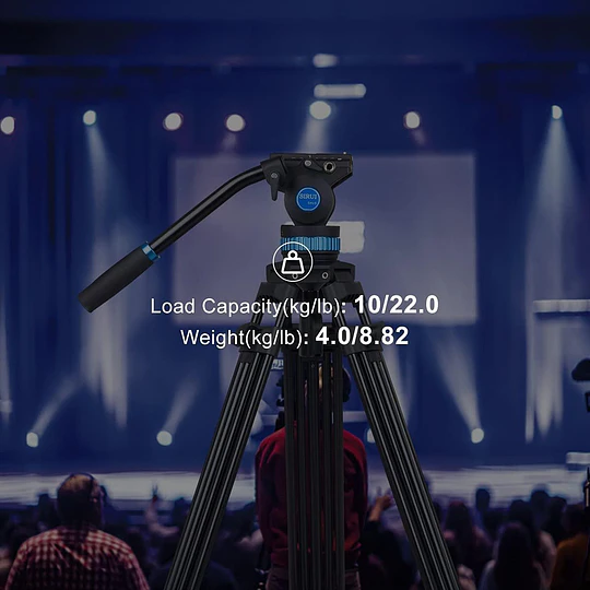 Sirui SH15 Trípode de Vídeo de Aluminio con Cabezal Fluido - Image 10