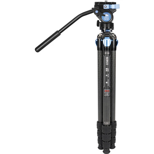 Sirui ST124 Kit de Trípode de Fibra de Carbono de 4 Secciones y Cabezal Fluido VA-5 X - Image 2